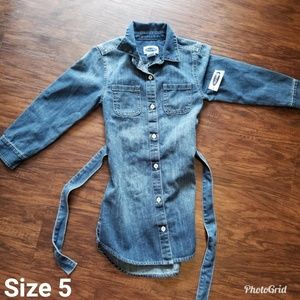 Girls denim Old Navy Dress Size 5